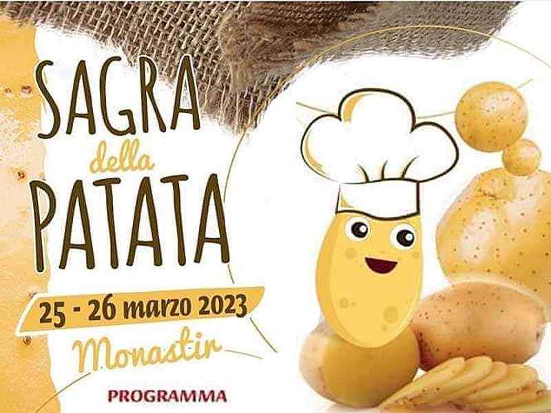 Sagra della patata a Monastir, manifesto e date 2023