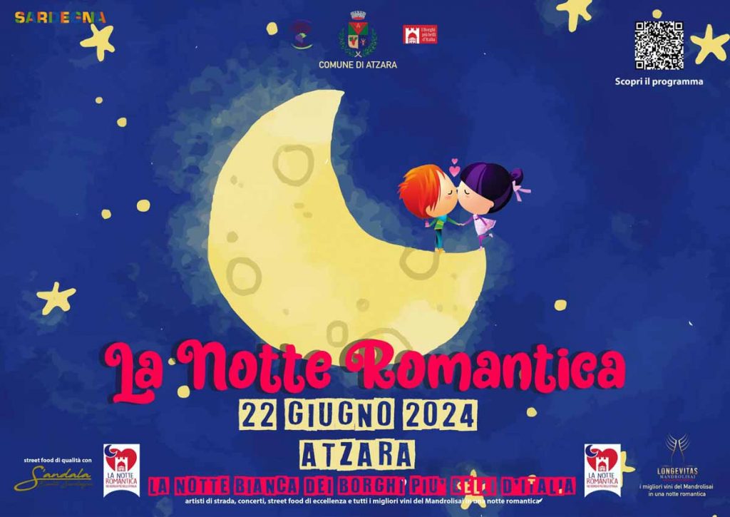 Notte Romantica Atzara 2024, data e manifesto