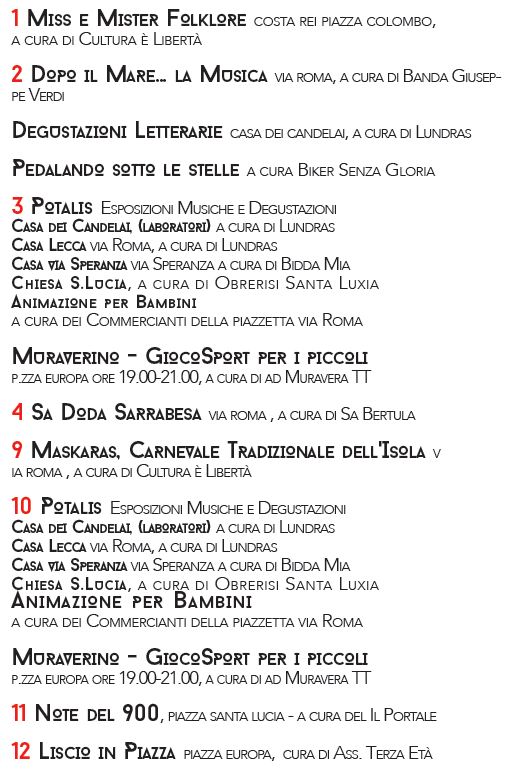eventi-muravera-1-12-agosto-2017