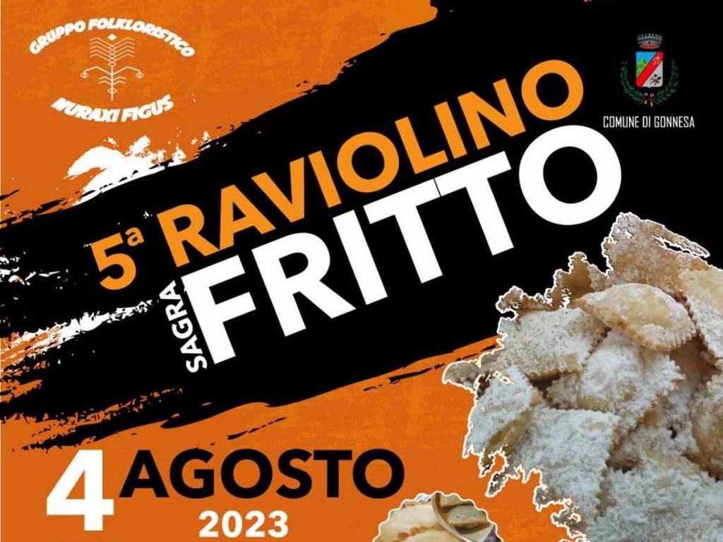 Sagra dei ravioli fritti di Nuraxi Figus, data e manifesto 2023