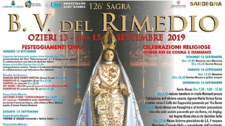 festa-beata-vergine-del-rimedio-ozieri-manifesto-2019