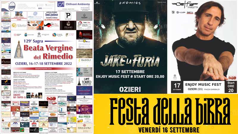 Madonna del Rimedio Ozieri 2022, programma e manifesti