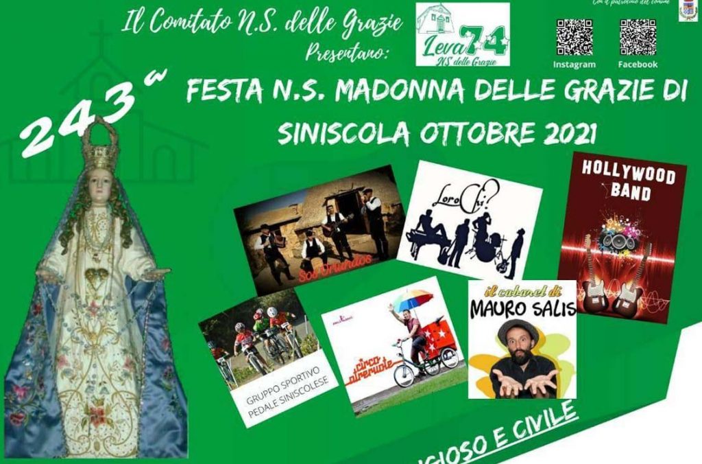 Le Grazie Siniscola: date, manifesto e programma!