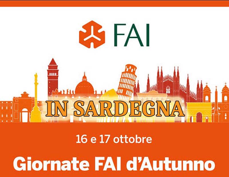 Giornate del Fai d'Autunno in Sardegna, programma 2021