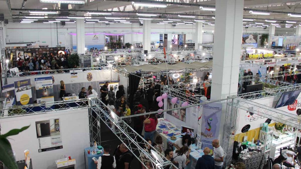 Padiglioni del quartiere fieristico di Promo Autunno a Sassari