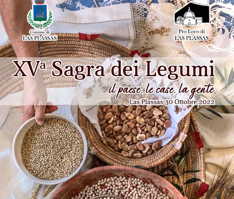 Sagra dei legumi Las Plassas 2022, programma
