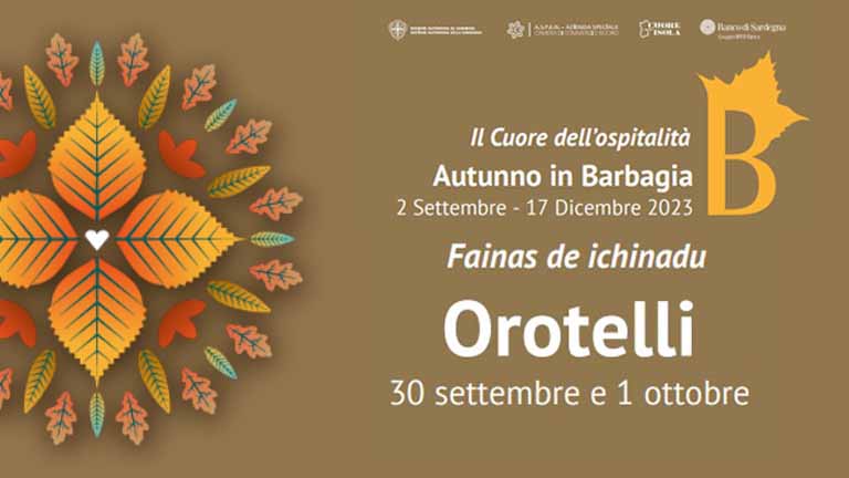 Autunno in Barbagia 2023 a Orotelli, date e manifesto