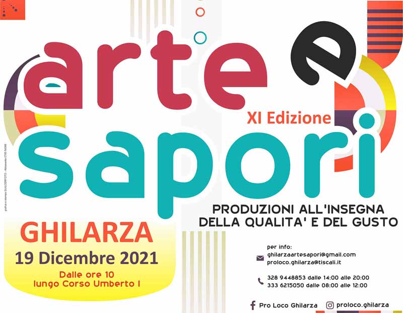 Arte e sapori a Ghilarza, orari e programma