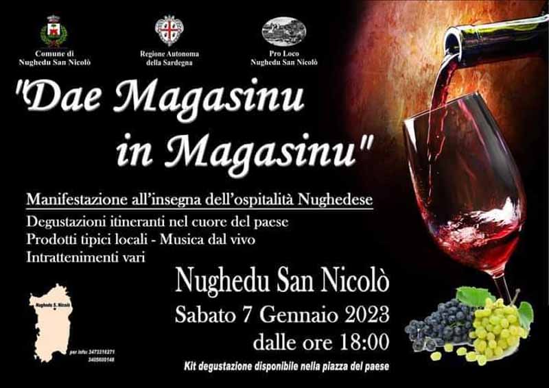 Dae magasinu in magasinu a Nughedu San Nicolò, programma 2023
