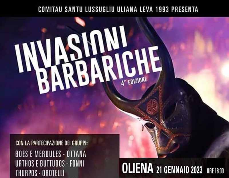 Invasioni barbariche a Oliena 2022, manifesto e programma