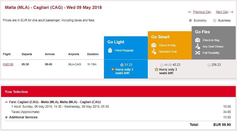 tariffa-biglietto-aereo-malta-cagliari