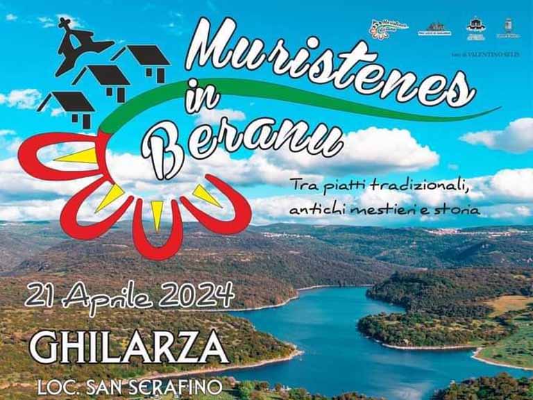 Muristenes in Beranu 2024 a Ghilarza, manifesto con date e programma