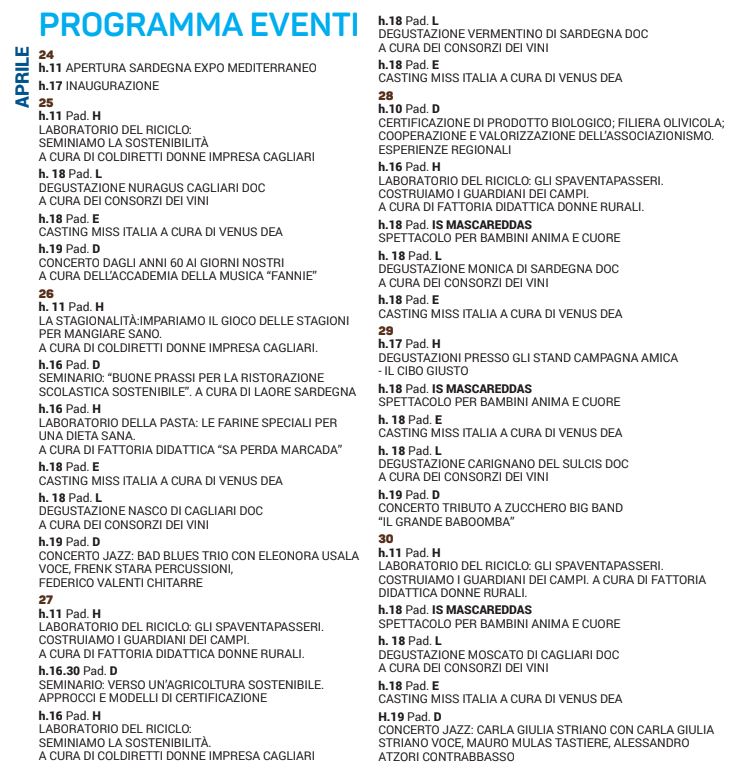 programma-fiera-campionaria-cagliari-2018