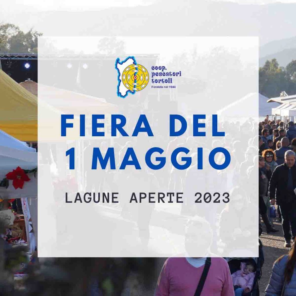 Lagune Aperte e Fiera del 1 maggio 2023 a Tortolì, manifesto