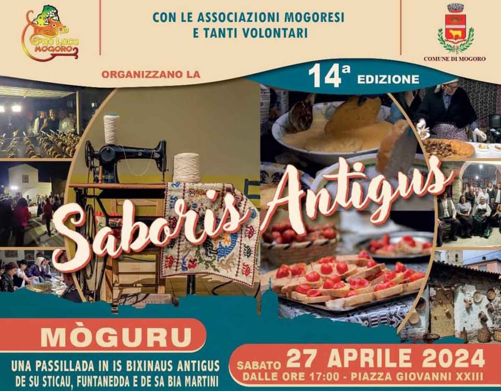 Saboris Antigus Mogoro 2024, manifesto con data e programma