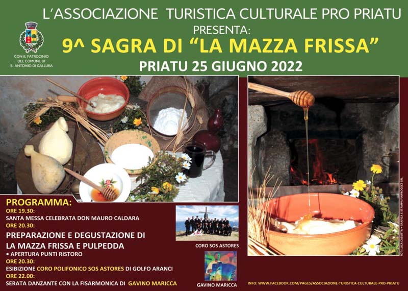 Sagra di La Mazza Frissa 2022 a Sant'Antonio di Gallura