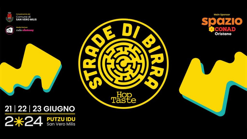 Strade di Birra a Putzu Idu, manifesto con le date