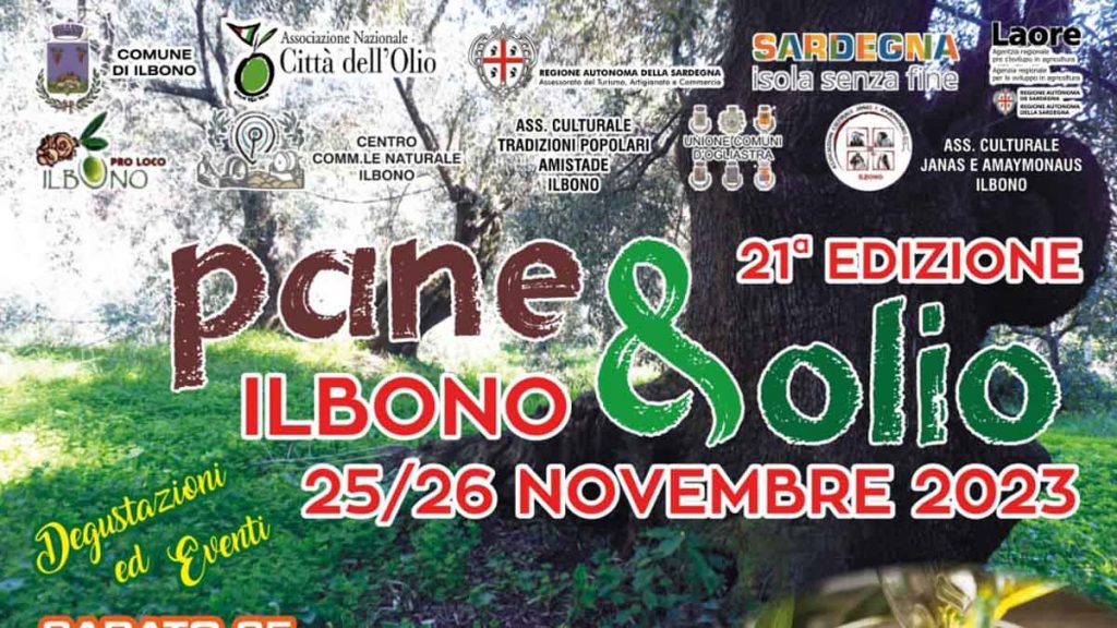 Pane e olio Ilbono 2023, sate, programma e manifesto