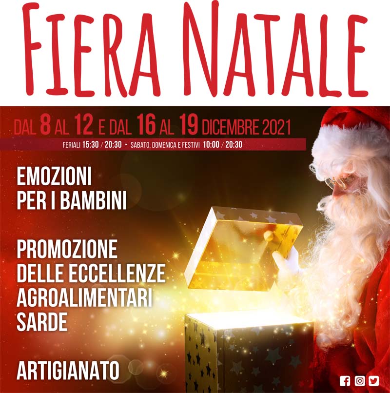 Fiera Natale a Cagliari, manifest, date e programma 2021!