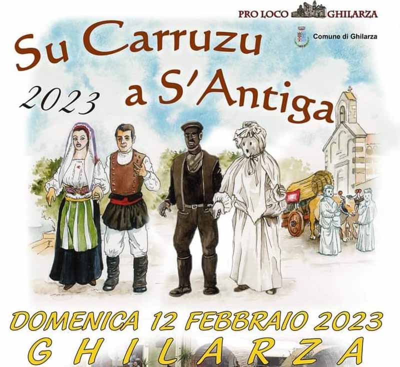Carnevale antico Ghilarza 2023, programma e manifesto