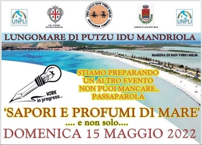 Sapori e profumi di mare a Putzu Idu e Mandriola, programma 2022