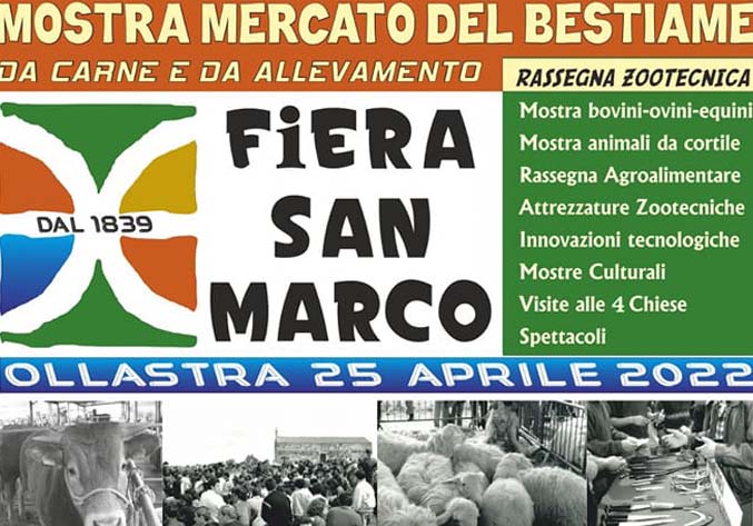 Festa di San Marco a Ollastra, programma 2022
