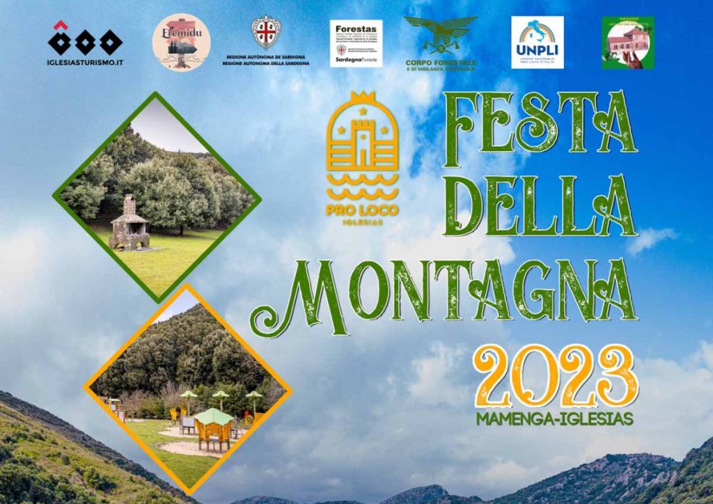 Manifesto della festa della montagna2023 a Iglesias