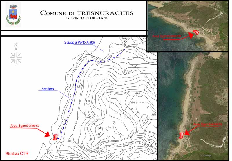 Spiaggia per cani di Tresnuraghes