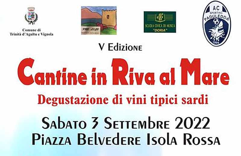 Cantine in riva al mare 2022 all'Isola Rossa, manifesto e programma