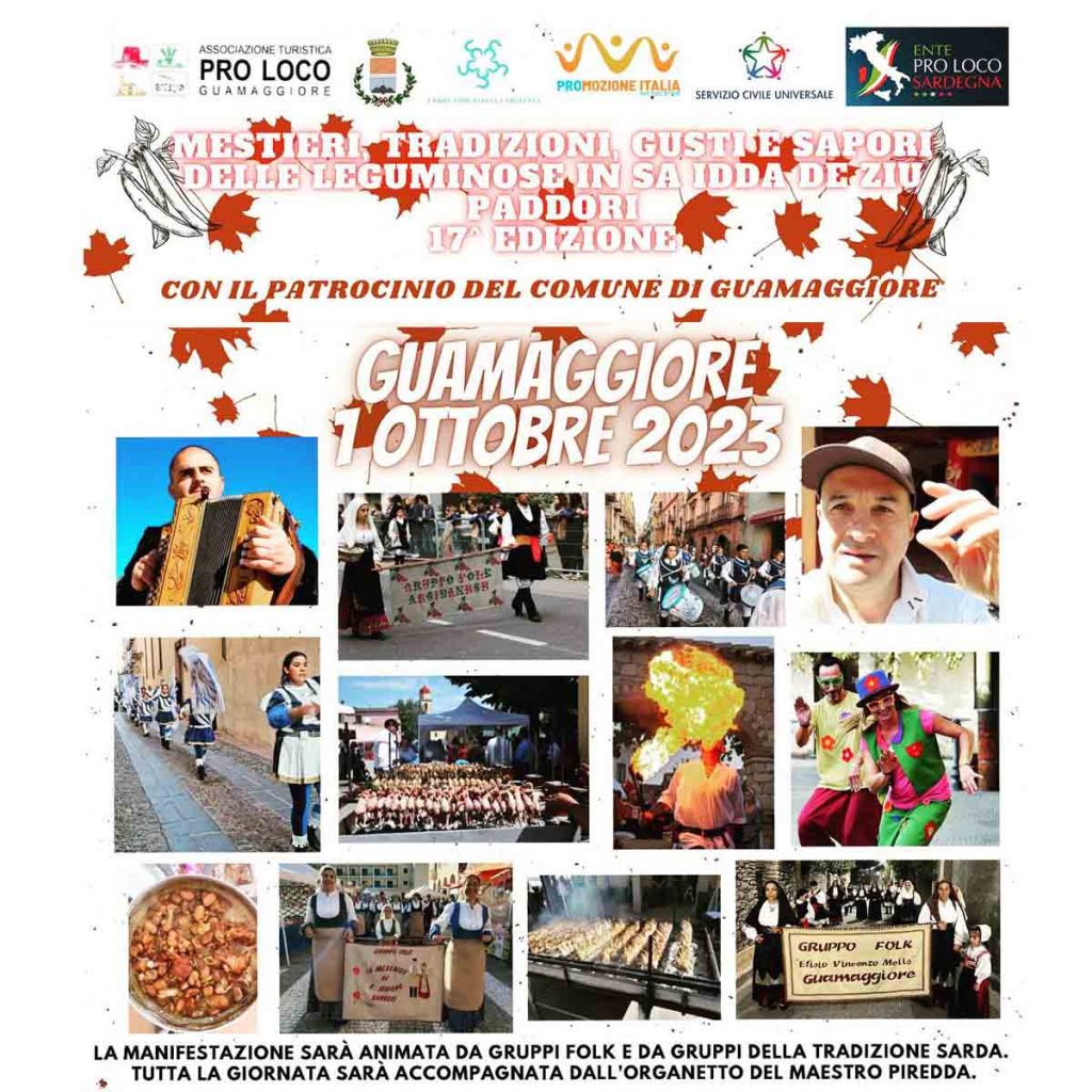 Sagra delle leguminose Guamaggiore 2023, date e manifesto