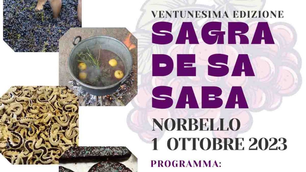 Sagra della saba Norbello 2023, data e programma
