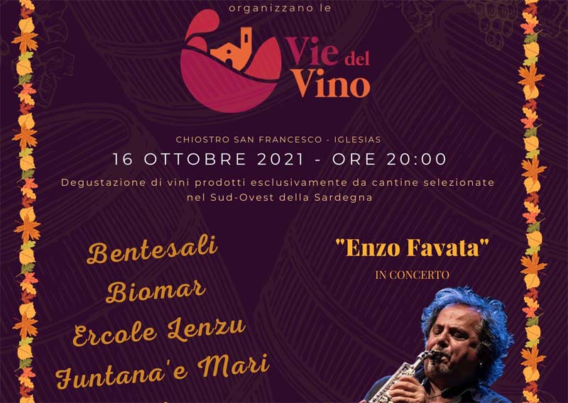 Vie del vino a Iglesias 2021, manifesto e programma