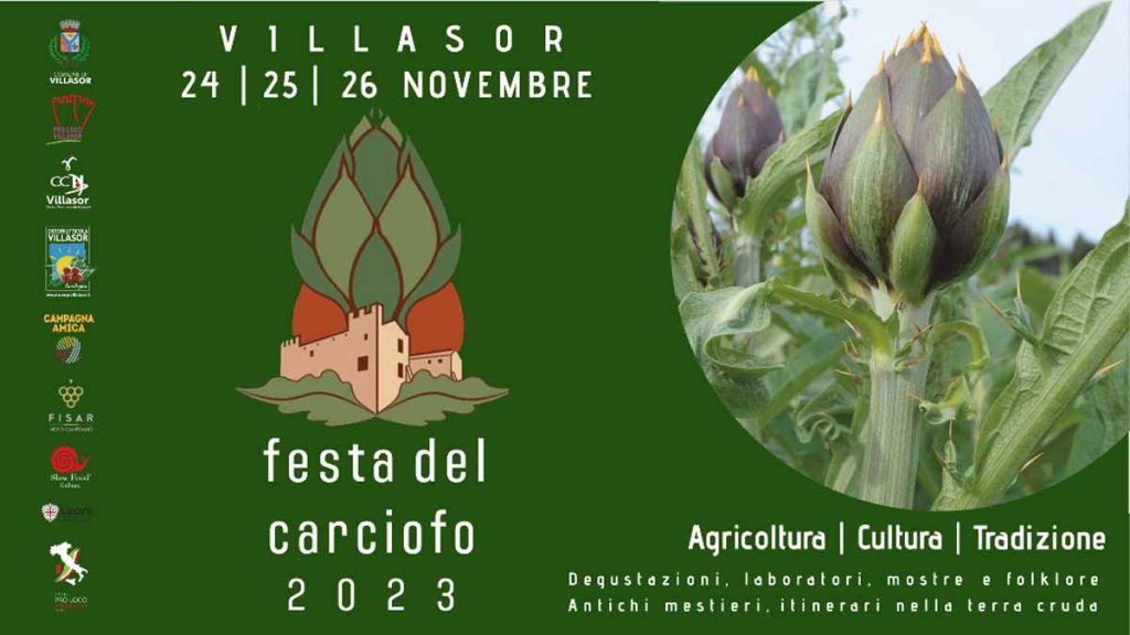 Festa carciofo Villasor 2023, date e manifesto