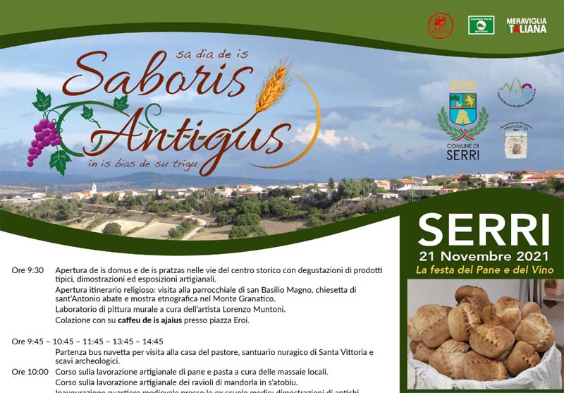 Saboris Antigus a Serri, manifesto 2021