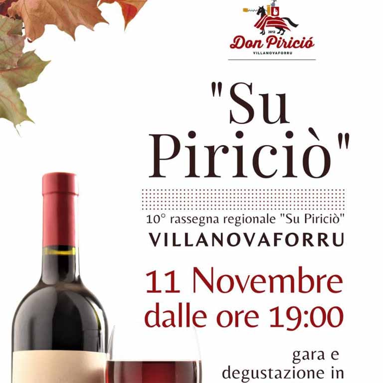 Su Piriciò 2023 a Villanovaforru, programma