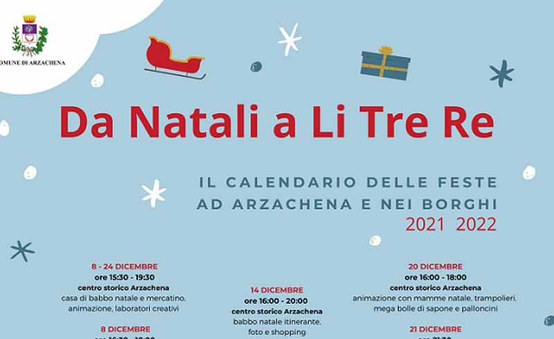 Eventi di Natale 2021 ad Arzachena