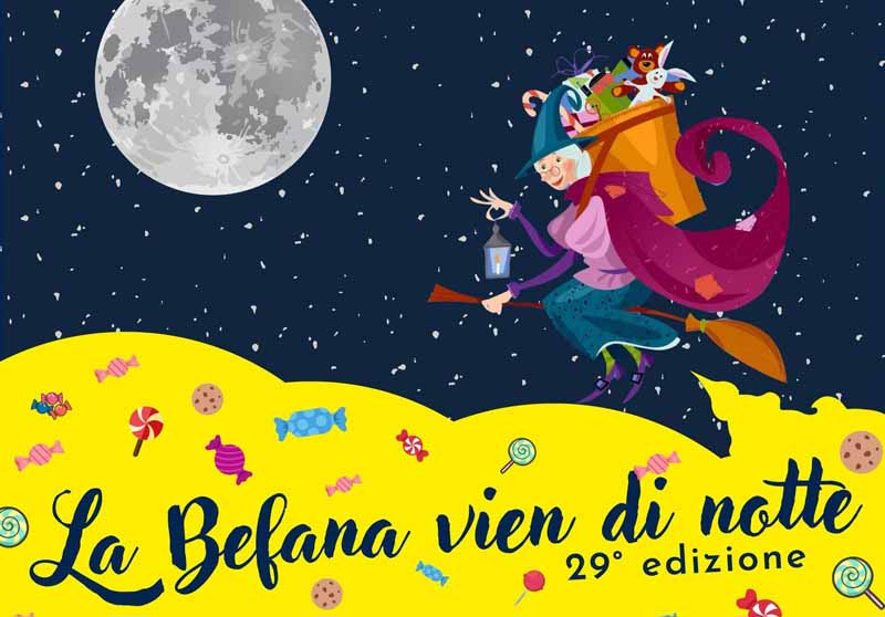 La befana vien di notte a Iglesias 2023, manifesto e programma