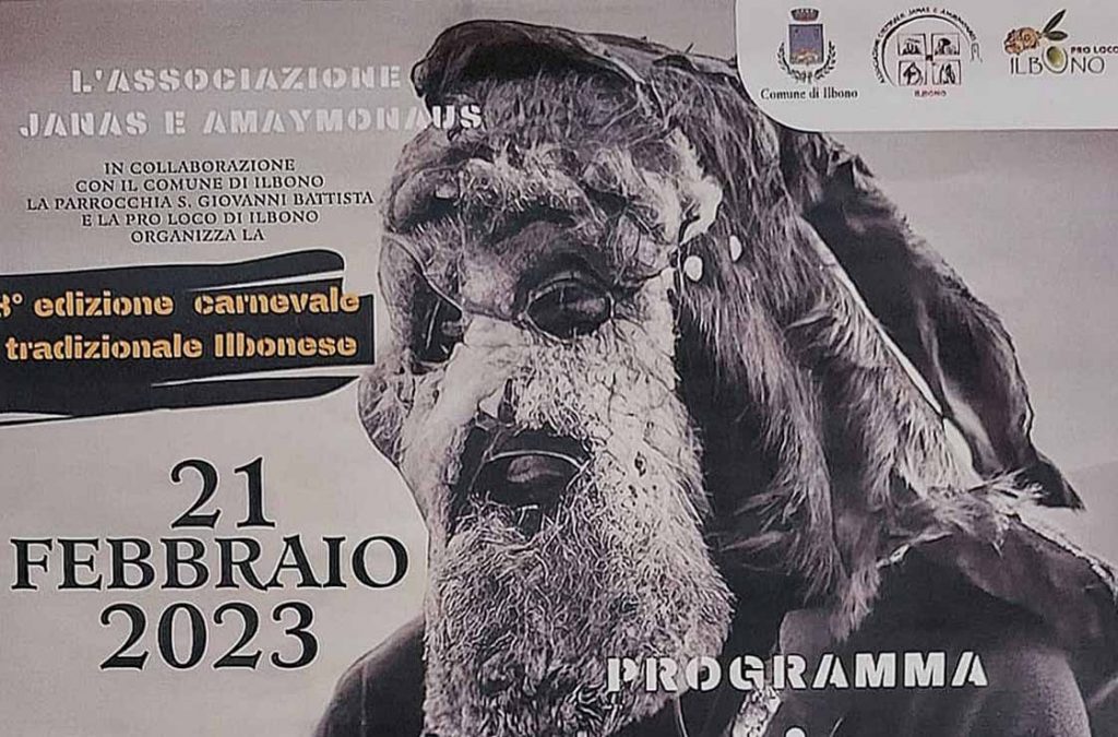 Carnevale tradizionale Ilbono 2023, manifesto e programma