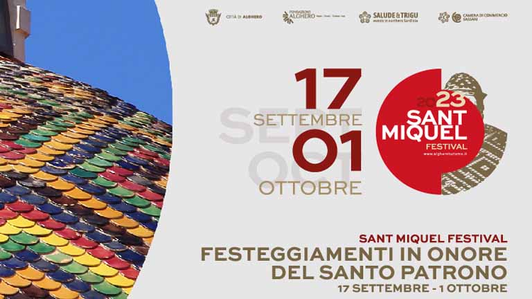 fESTA sANT mIQUEL ALGHERO 2023, MANIFESTO E DATE