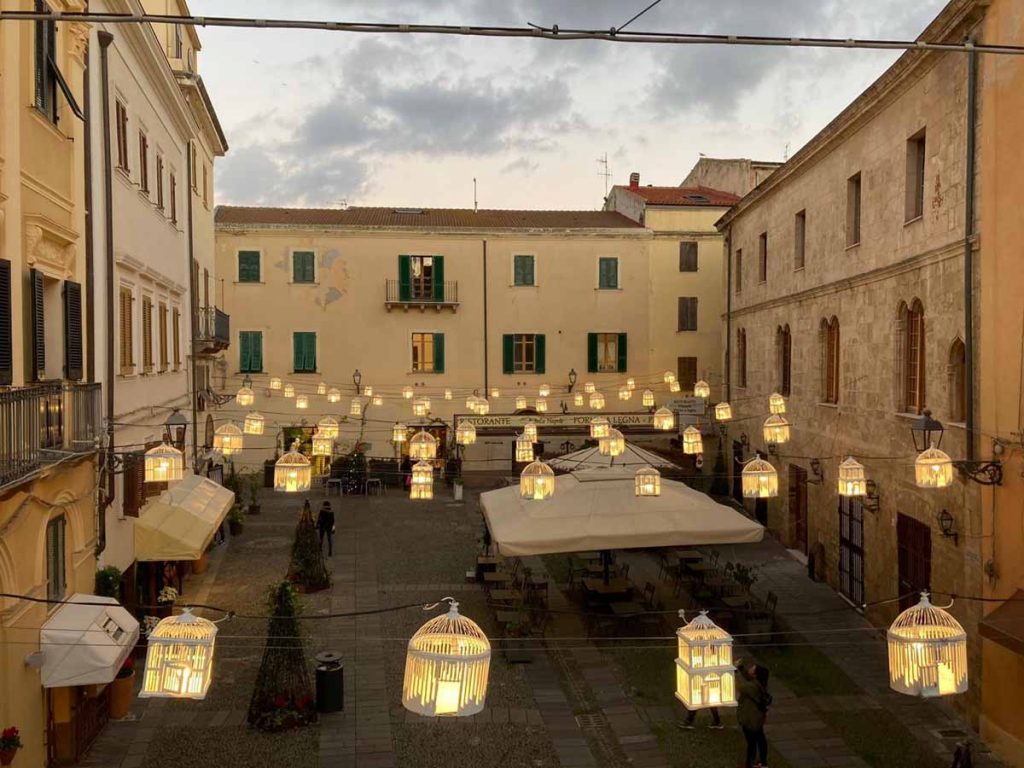 Luminarie natalizie ad Alghero
