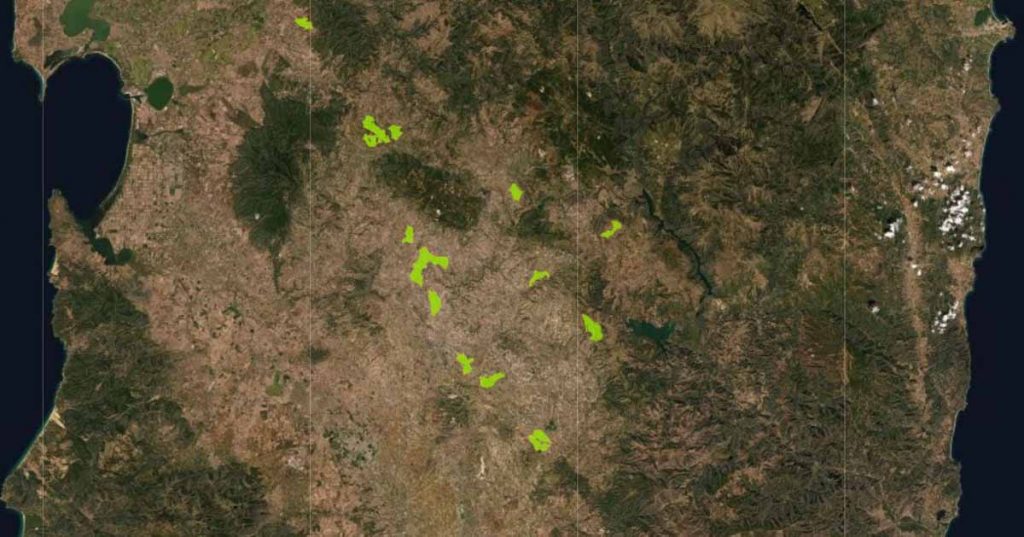 Mappa delle aree idonee a ospitare le scorie nucleari in Sardegna