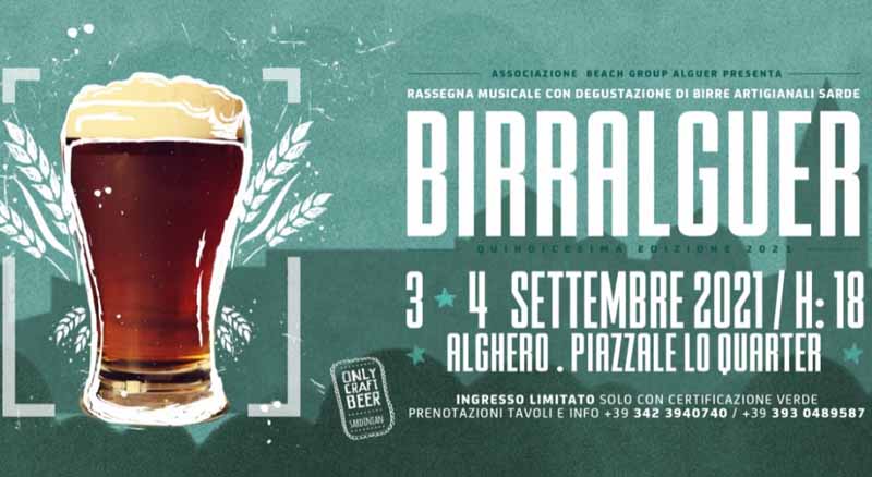 Birralguer 2021, la festa della birra di Alghero