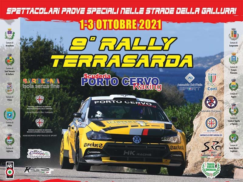 Rally Terra Sarda 2021 locandina