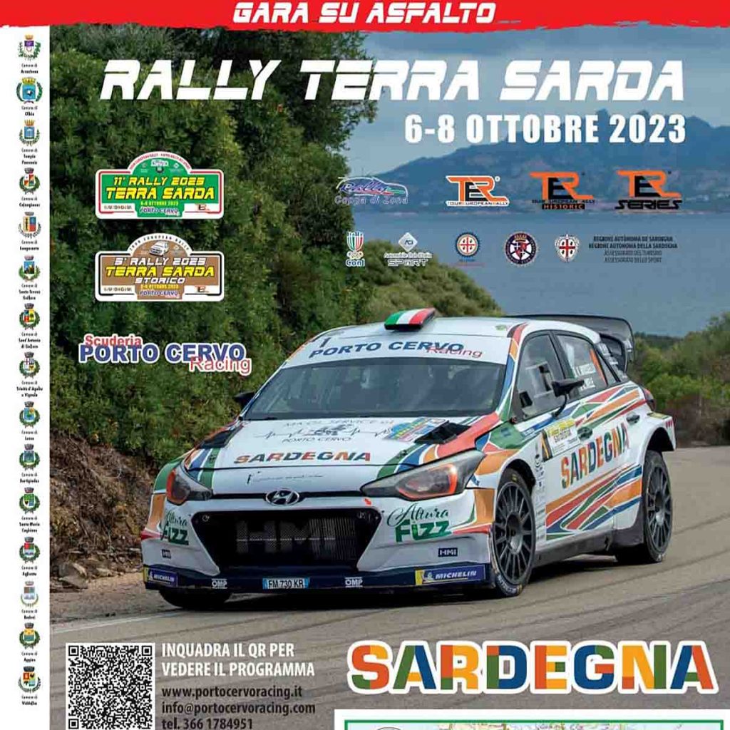 Rally Terra Sarda 2023 date e locandina ufficiale