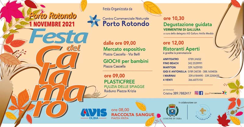 Festa del calamaro a Porto Rotondo, programma 2021