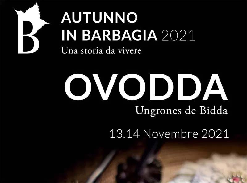 Autunno in Barbagia a Ovodda, manifesto 2021