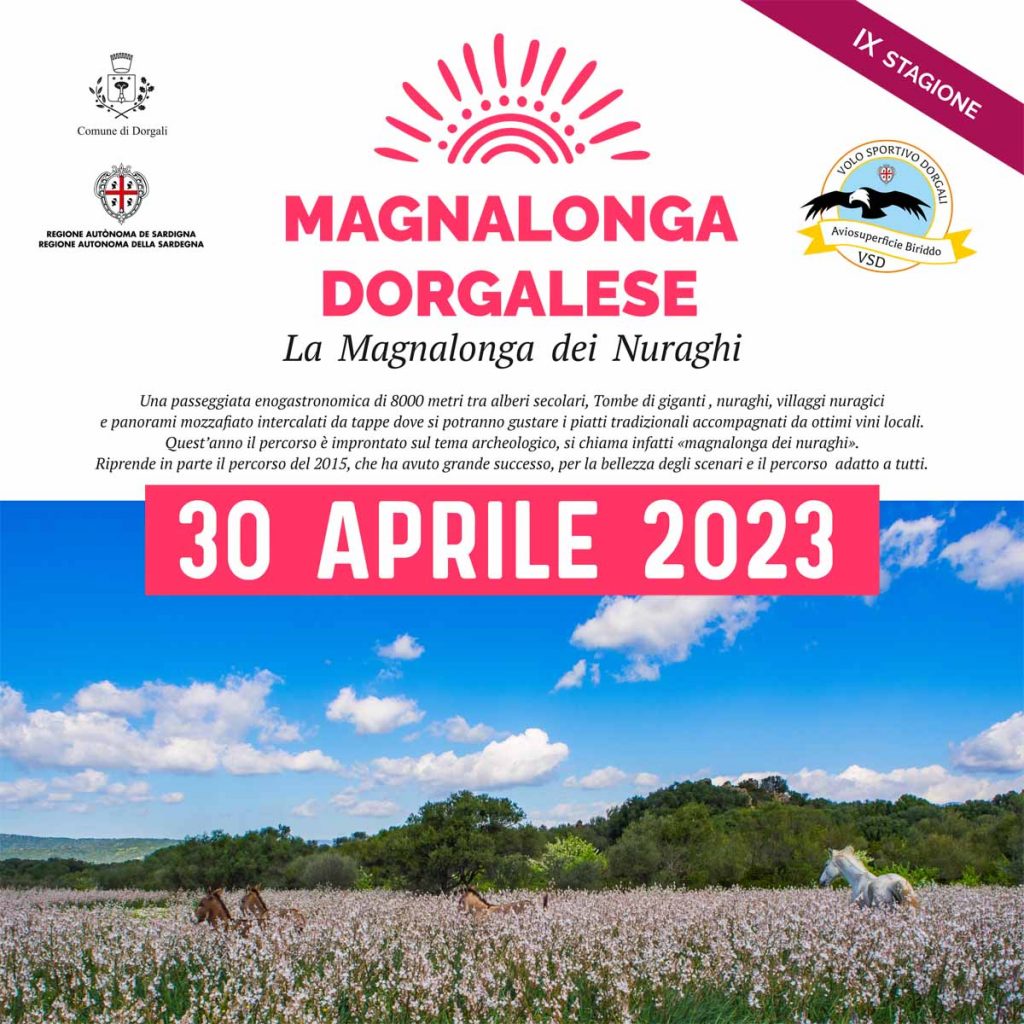 Magnalonga dorgalese 2023, manifesto e programma