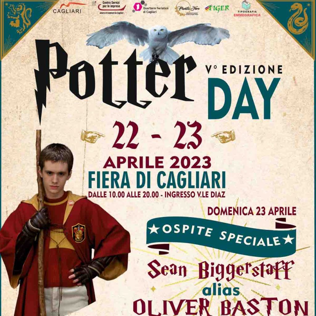 Potter Day Cagliari, 2023, date, ospiti e manifesto!