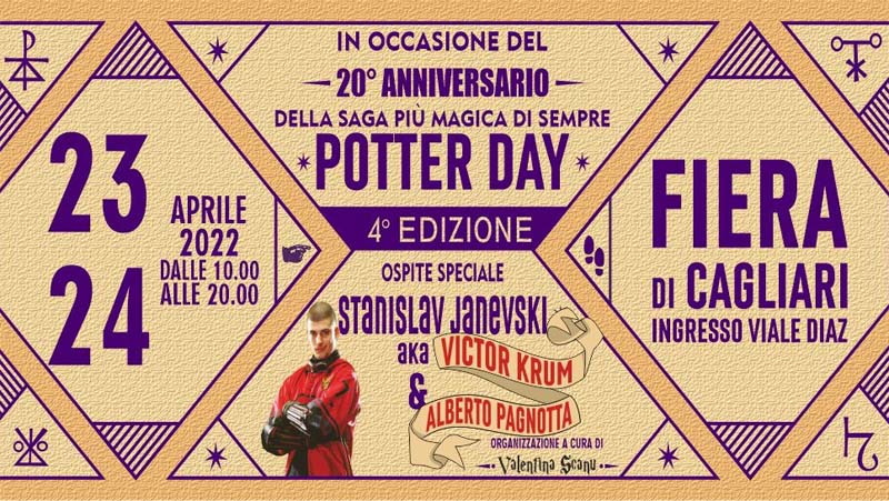 Potter Day Sardegna 2022, date, e ospiti
