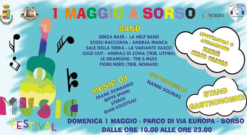 Festa 1 Maggio a Sorso, programma 2022